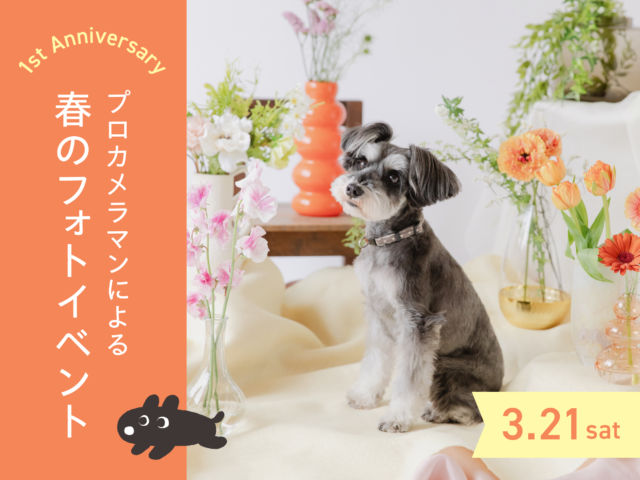 【1周年特別企画｜3/21限定】プロカメラマンによる春のフォトイベント
